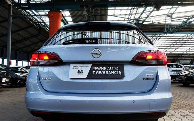 Opel Astra cena 56899 przebieg: 152000, rok produkcji 2019 z Rydułtowy małe 781